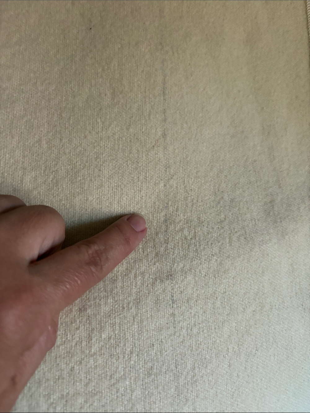 Vintage Wool Cream Throw Blanket - Unbranded - Picture 6 of 6